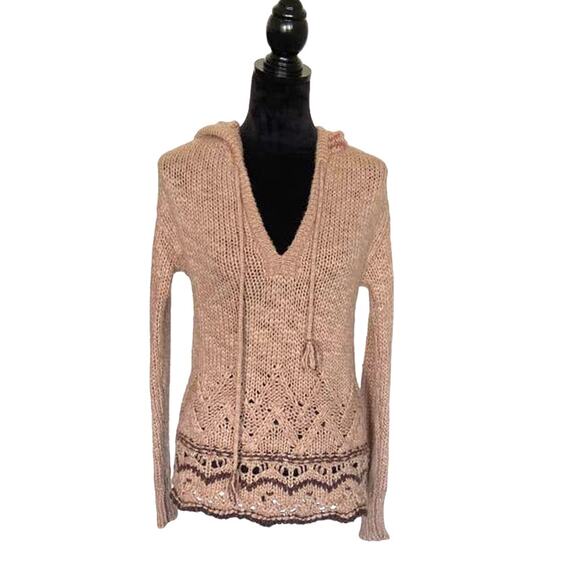 American Eagle Outfitters Sweaters - American Eagle Outfitters Chunky Knit Hooded Sweater Women's S/P